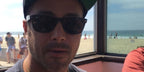 Taylor Kinney was seen wearing black Ray-Ban New Wayfarer 2132 901/58 Polarised sunglasses in his Instagram story. Buy online on Pretavoir