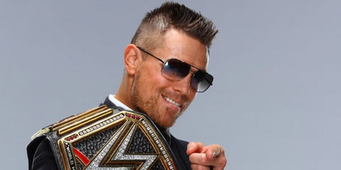 WWE star Mike "The Miz" Mizanin was seen wearing Dita Midnight Special DRX 2010 N sunglasses with blue gradient lenses in his Instagram post. Shop online now on Pretavoir