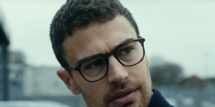 Garrett Leight optical glasses as seen on Theo James in Netflix's The Gentlemen