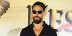 Bollywood actor Tiger Shroff was seen wearing textured black Ray-Ban Clubmaster RB 3016 1305/B1 half-rim sunglasses at the premiere of film 'Kesari Veer' in Mumbai, India, May 2025