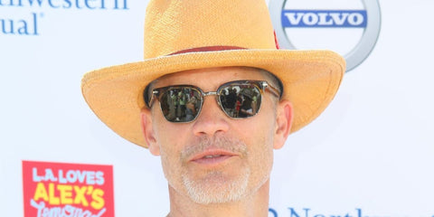 Actor Timothy Olyphant was seen wearing tortoiseshell Persol Tailoring Edition 3199S 24/31 sunglasses with green lenses at the  L.A. Loves Alex's Lemonade 2019.