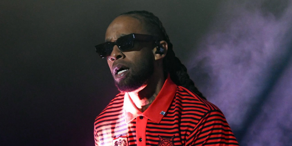 Rapper Ty Dolla $ign was seen wearing black Saint Laurent SL 572 001 ...