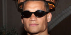 Actor Tyriq Withers was seen wearing black Saint Laurent Sun SL 567 001 sunglasses