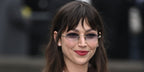 Ursula Corbero was seen wearing Miu Miu MU A54S 5AK04O rimless oval optical glasses with grey gradient lenses at the Miu Miu Fall/Winter 2025 fashion show during Paris Fashion Week. Shop online now on Pretavoir