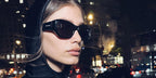 Valentina Sampaio is seen wearing Saint Laurent SL 713 001 round sunglasses in her Instagram post