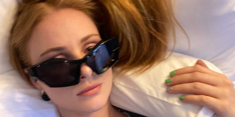 Australian singer-songwriter Vera Blue was seen wearing black Givenchy Giv Cut GV40049I 02A sunglasses in her Instagram post, June 2025. Shop online now on Pretavoir