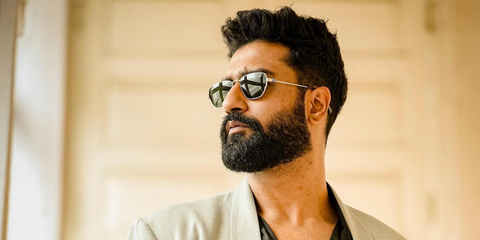 Bollywood actor Vicky Kaushal was seen wearing silver Burberry BE3146 1005/87 sunglasses in his Instagram post, July 2024. Shop online now on Pretavoir