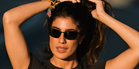 Italian racing driver Vicky Piria was seen wearing Maui Jim Ho'okipa 407-02 sunglasses in her Instagram post, August 2025. Shop online now on Pretavoir