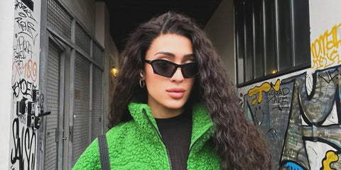 Puerto Rican singer Villano Antillano was seen wearing black Balenciaga BB0229S 001 sunglasses in her Instagram post, November 2024. Shop online now on Pretavoir