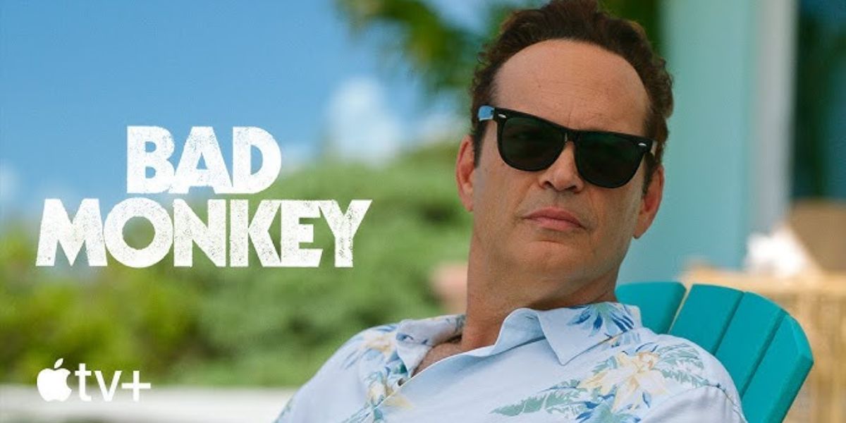 Vince Vaughn was seen wearing the iconic Ray-Ban Wayfarer 2140 901 Black sunglasses in Apple TV+ comedy drama series Bad Monkey