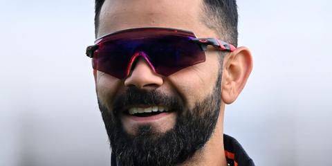 Indian cricket player Virat Kohli wearing Oakley Encoder sunglasses