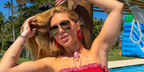 Brazilian television host Virginia Fonseca was seen wearing silver Saint Laurent Sun SL 690 Dust 002 aviator sunglasses in her Instagram post, December 2025.