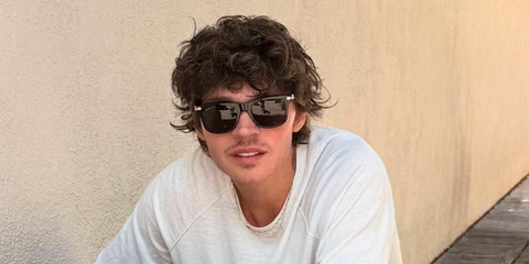 Actor and model Will Peltz was seen wearing black Cartier CT0396S 001 sunglasses in his Instagram post, May 2025.