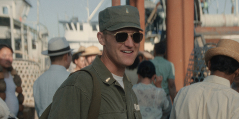 Actor and former professional ice hockey player Wyatt Russell was seen wearing American Optical Original Pilot C1 BT CL GNG-P Gold 23K Polarised sunglasses in 2023 series "Monarch: Legacy of Monsters". Shop online now on Pretavoir