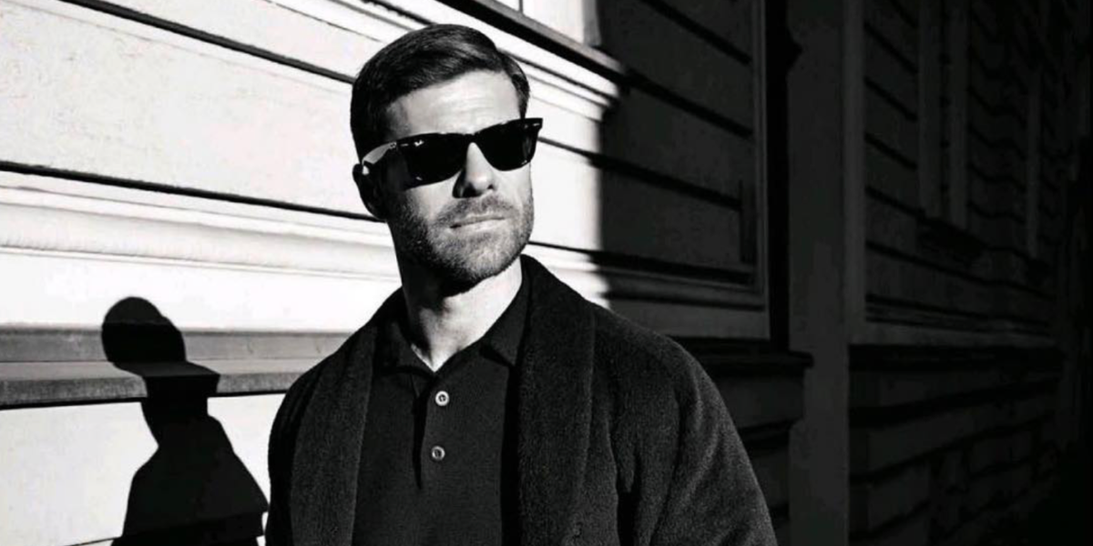 Xabi Alonso was seen wearing the iconic Ray-Ban Wayfarer 2140 901 Black sunglasses