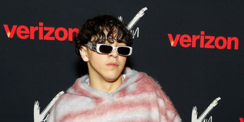 Mexican-American singer-songwriter Xavi was seen wearing crystal-studded Balenciaga BB0096S 013 sunglasses. Shop online now on Pretavoir