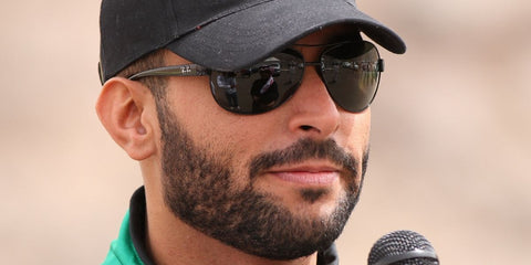 Saudi rally driver Yazeed Al-Rajhi was seen wearing gunmetal Ray-Ban 3386 004/71 sunglasses in his Wikipedia profile. Shop online now on Pretavoir