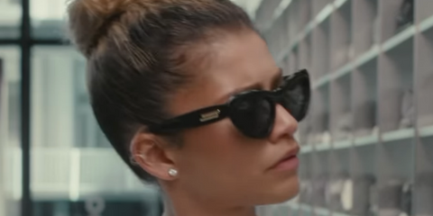 Zendaya stars in On's latest tennis campaign with Roger Federer wearing Bottega Veneta BV1282S 001 Sunglasses