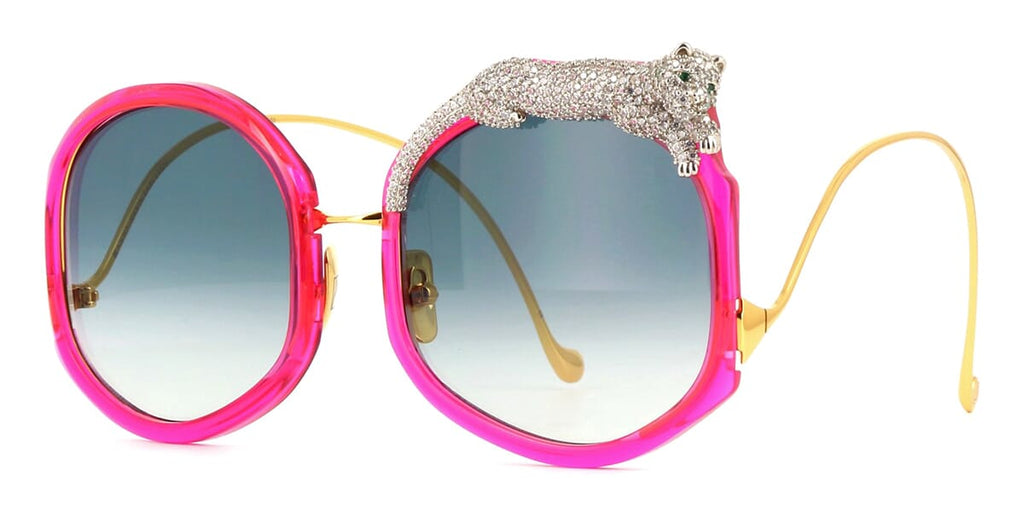 Anna-Karin Karlsson Rose et Le Reve Hot Pink Limited 1st Edition Sunglasses