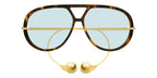 Bottega Veneta BV1273S 007 Drop Aviator - As Seen On Miley Cyrus & Eve