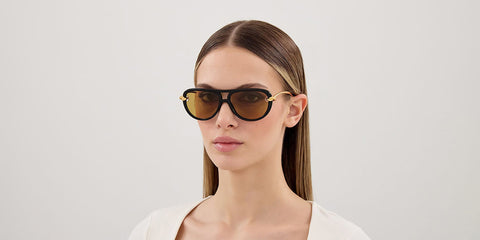 Bottega Veneta BV1418S 001 - As Seen On Julianne Moore & RM of BTS