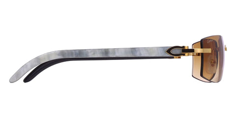 Cartier Buffalo Horn CT0017RS 001 7FA Sunglasses