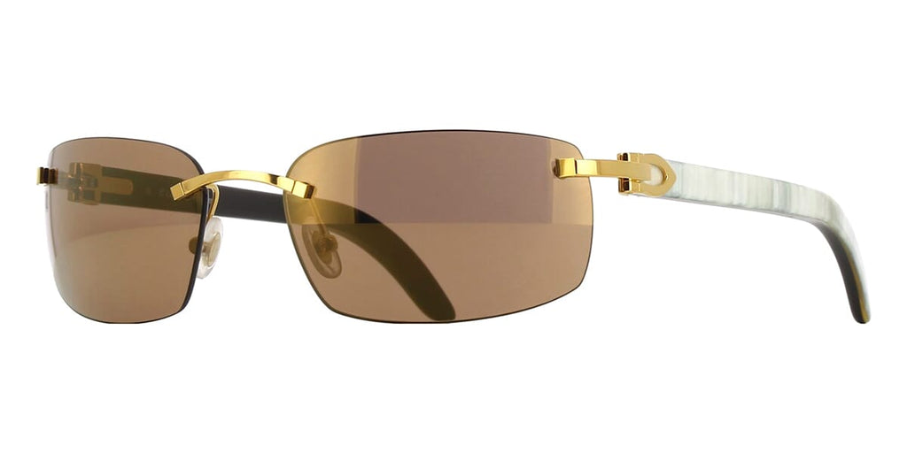Cartier Buffalo Horn CT0046S 004 3JB Sunglasses