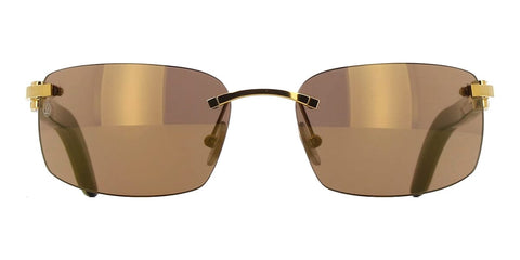 Cartier Buffalo Horn CT0046S 004 3JB Sunglasses