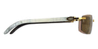 Cartier Buffalo Horn CT0046S 004 6J4 Sunglasses
