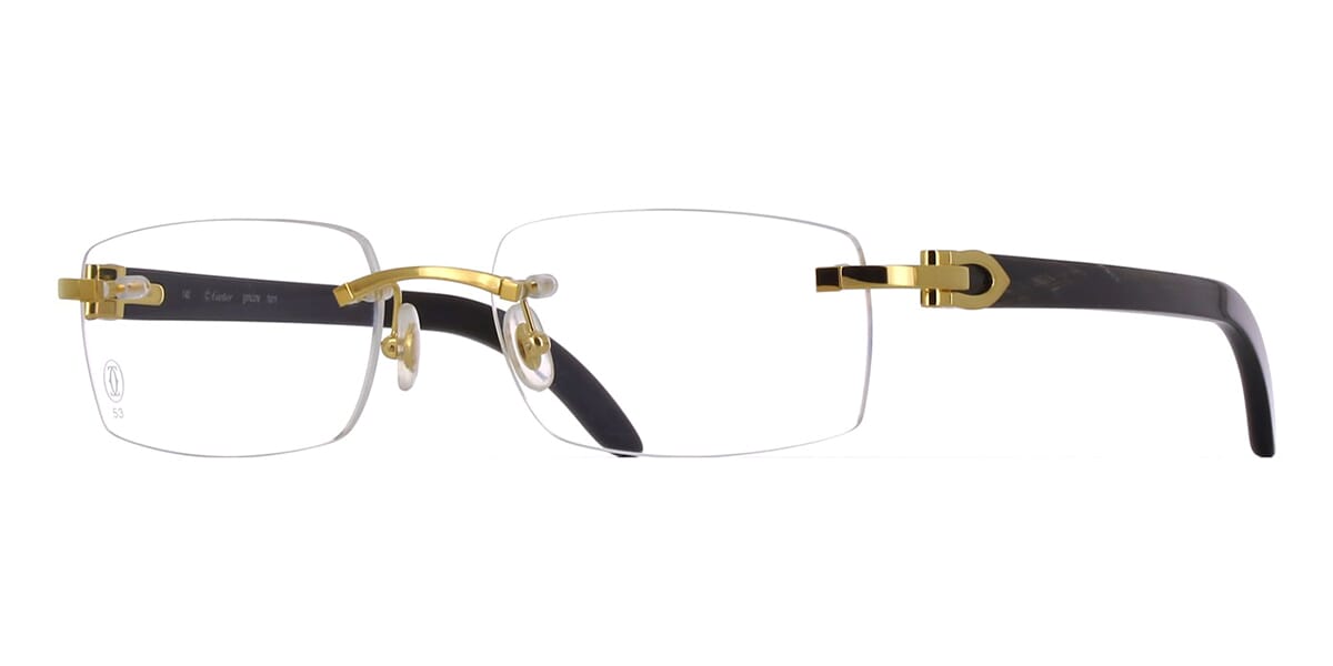 Cartier Buffalo Horn CT0049O 001 1C1 Glasses