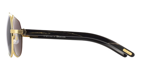 Cartier Buffalo Horn CT0272S 001 Polarised