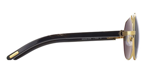 Cartier Buffalo Horn CT0272S 001 8CD Polarised Sunglasses