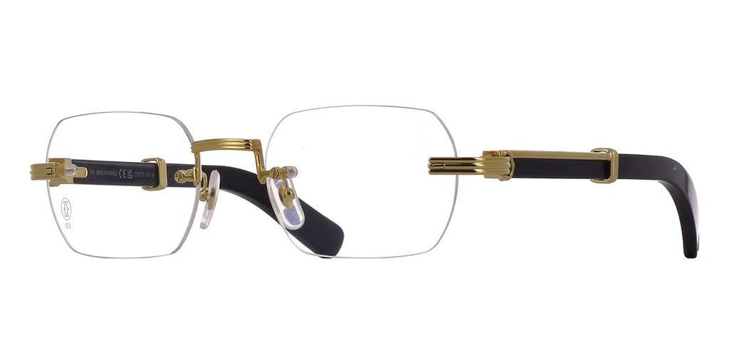 Cartier Buffalo Horn CT0377O 001 1GB Glasses