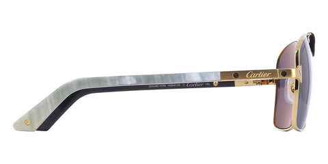 Cartier Buffalo Horn CT0389S 003 1H0 Polarised Sunglasses