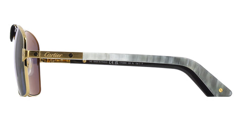 Cartier Buffalo Horn CT0389S 003 5JN Polarised