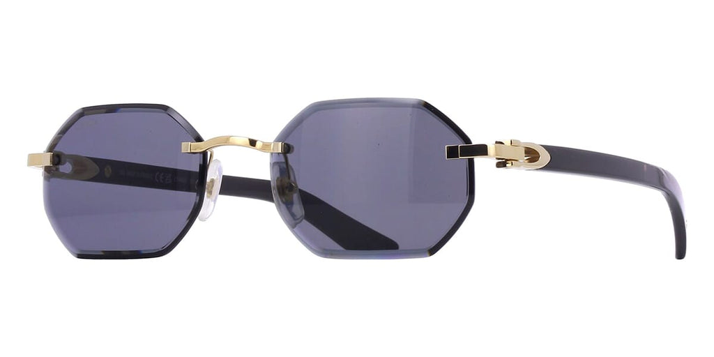 Cartier Buffalo Horn CT0439S 001 1LD Sunglasses