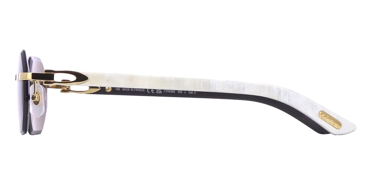 Cartier Buffalo Horn CT0439S 002 7KK Sunglasses