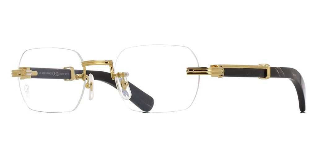 Cartier Buffalo Horn CT0377O 001 7GL Glasses
