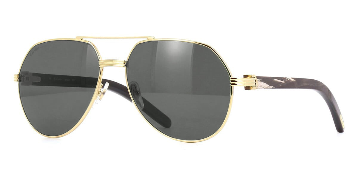 Cartier Buffalo Horn CT0272S 001 Polarised