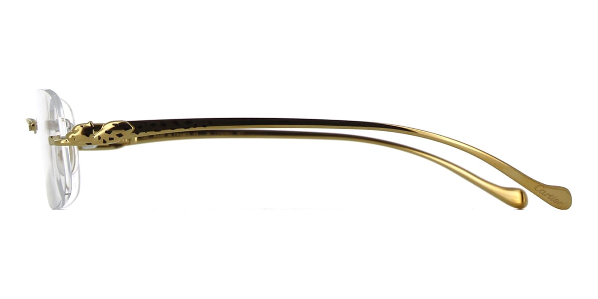 Gold panther hot sale cartier glasses