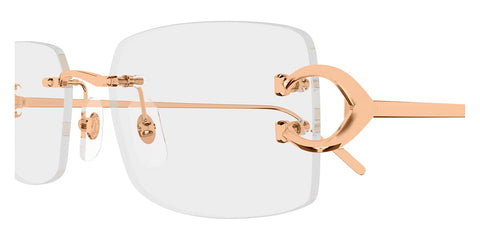 Cartier Piccadilly CT0605O 003 Solid 18k Gold Glasses
