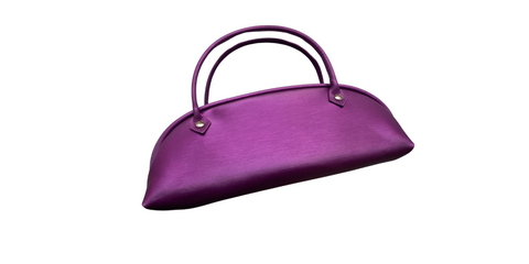 Caseco E61 Purple Fun Zip Purse with Inside Pocket Soft Case