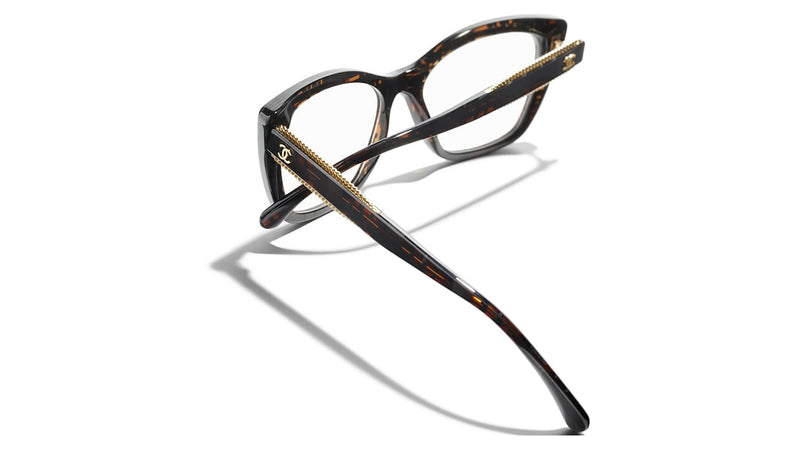 Chanel 3460 Glasses (Black - Cat Eye - Women)