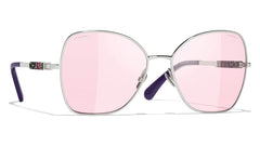 【CHANEL】サングラス CHANEL サングラス: キャッツアイ シェイプ サングラス, メタル
