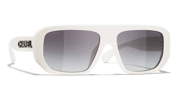 CHANEL サングラス 9091B ホワイト CHANEL 5556U 1828/S6 Sunglasses - Pretavoir