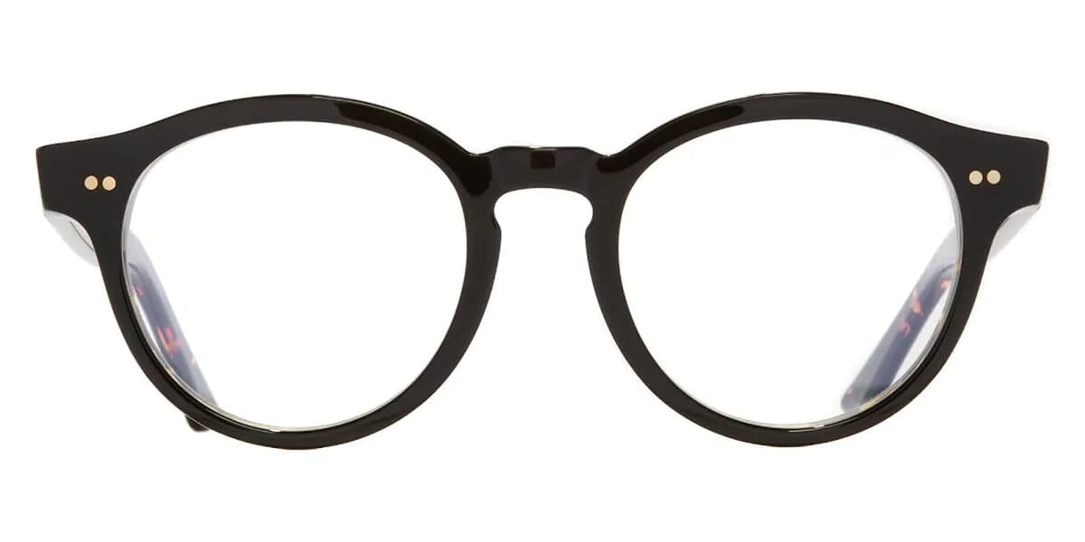 Cutler and Gross 1378 16 Black on Havana with Blue Control Glasses