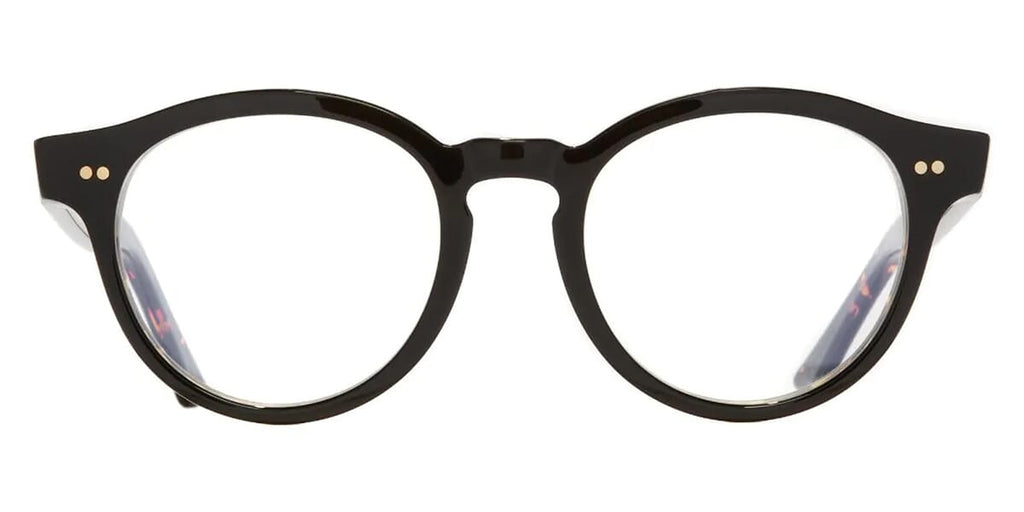Cutler and Gross 1378 16 Black on Havana with Blue Control Glasses