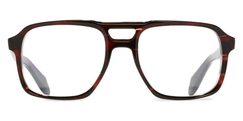 Cutler and Gross 1394 14 Striped Brown Havana Glasses