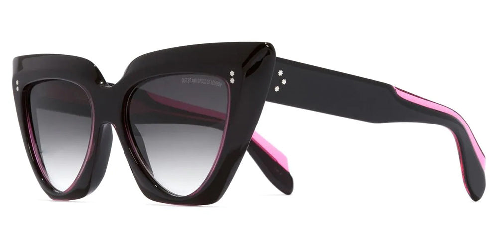 Cutler and Gross Sun 1407 01 Black on Pink Crystal Core