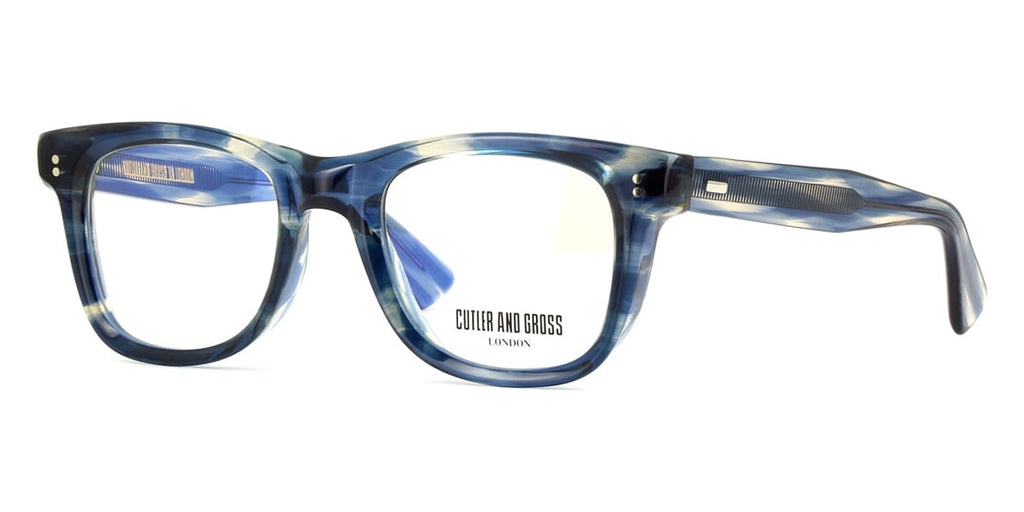 Cutler and Gross 9101 05 Smokey Blue Glasses